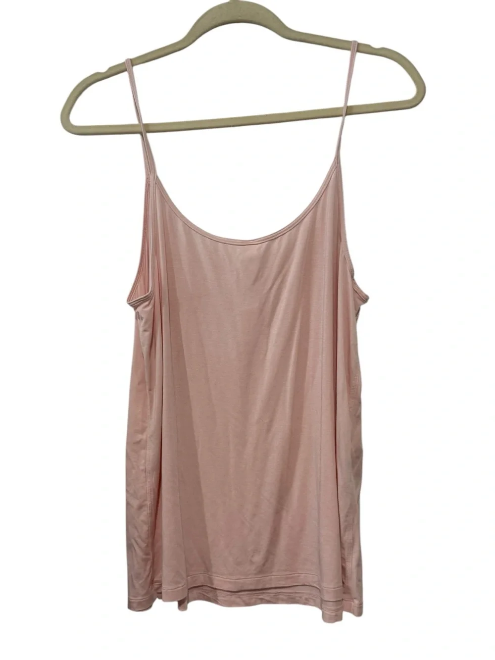 Lululemon Size 10 Strawberry Milkshake Modal Silk Blend Spaghetti Strap Tank